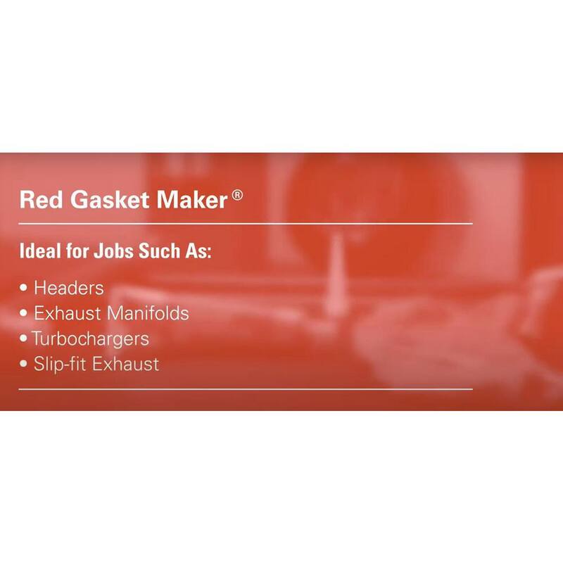 Permatex 3 oz. High-Temp Red RTV Silicone Gasket Maker - 75152