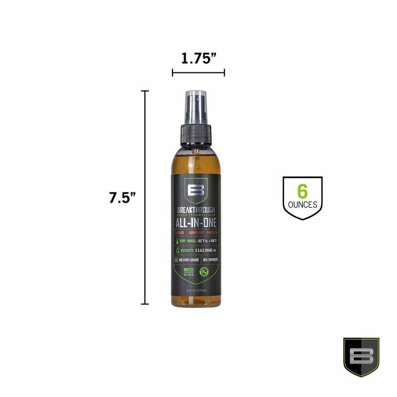 B BREAKTHROUGH CLEAN TECHNOLOGIES Battle Born Bio-Synthetic All-In-One (CLP) Cleaner, Lubricant and Protectant, 6 oz. Bottle - BB-AIO-6OZ