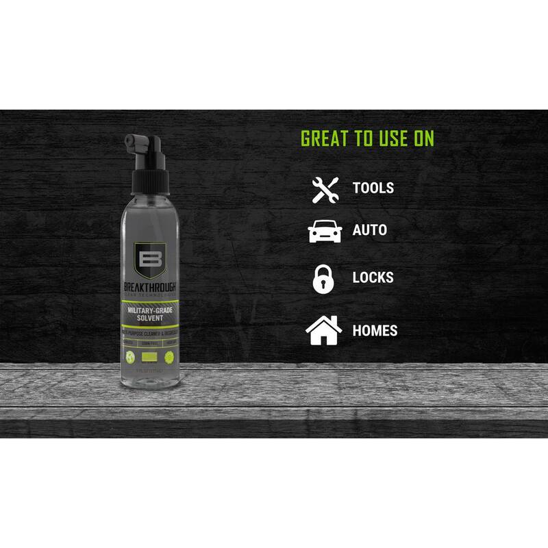 B BREAKTHROUGH CLEAN TECHNOLOGIES Military-Grade Solvent, 6 oz. Bottle, Clear - BTS-6OZ