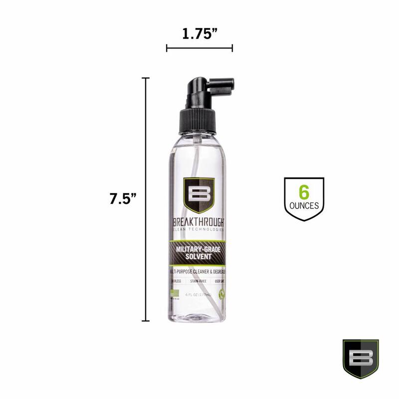 B BREAKTHROUGH CLEAN TECHNOLOGIES Military-Grade Solvent, 6 oz. Bottle, Clear - BTS-6OZ