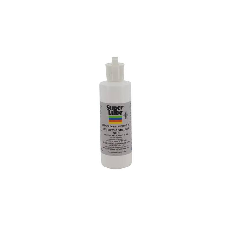 Super Lube 8 oz. Synthetic Extra Lightweight Oil Bottle (ISO 32-46) - 53008