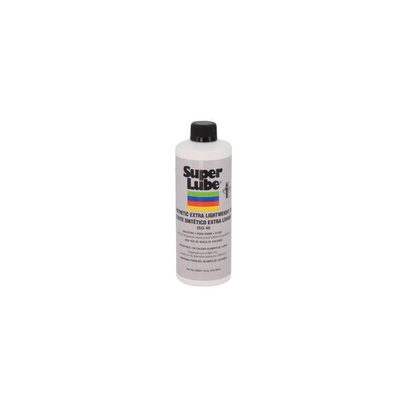 Super Lube 1-Pint Synthetic Extra Lightweight Oil Bottle (ISO 32-46) - 53020