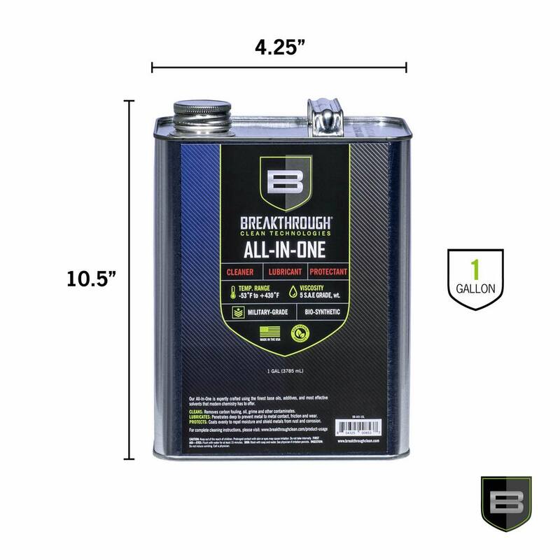 B BREAKTHROUGH CLEAN TECHNOLOGIES 1 Gal. BCT Battle Born Bio-Synthetic All-In-One (CLP) Cleaner Lubricant and Protectant Can - BB-AIO-1GL
