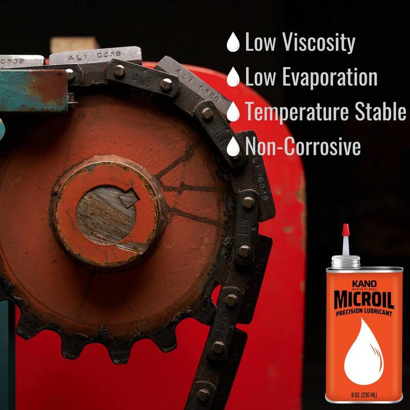 KROIL Multi-Purpose Lubricant, Precision, Small Instrument, Drip Can, Industrial-Grade Oil, Microil 50-State VOC Compliant - MC051
