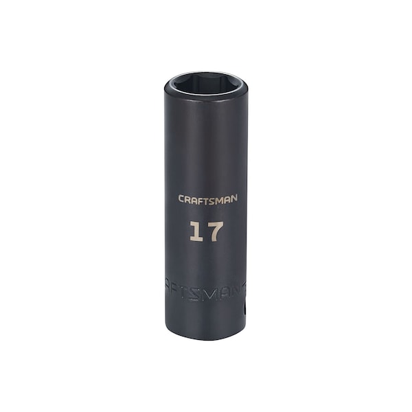 Craftsman Sockets, 1/2" Drive 17mm Metric Deep Imp - CMMT16078