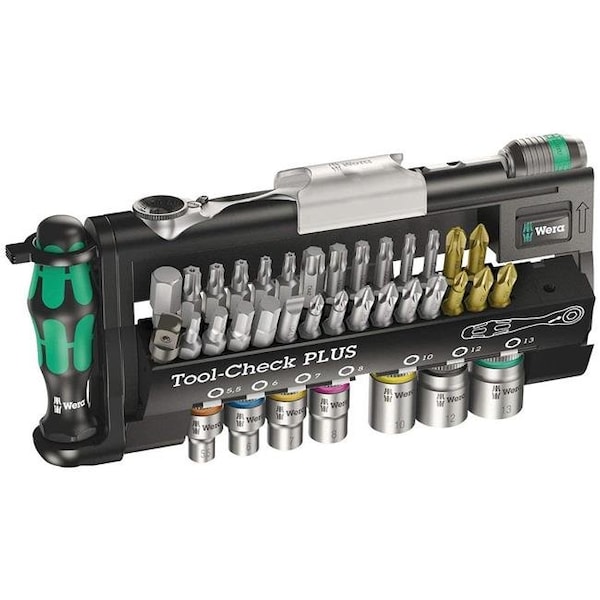 Wera Wera 05056491001 SAE Socket & Bit Driver Set - 39 Piece - 5056491001