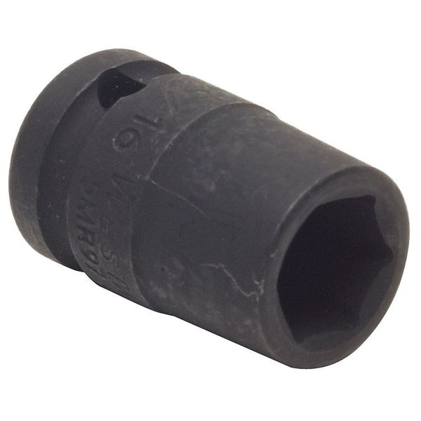 Westward 1/2 in Drive Impact Socket 5/8 in Size 6 pt Standard Depth, Black Oxide - 4LXU9