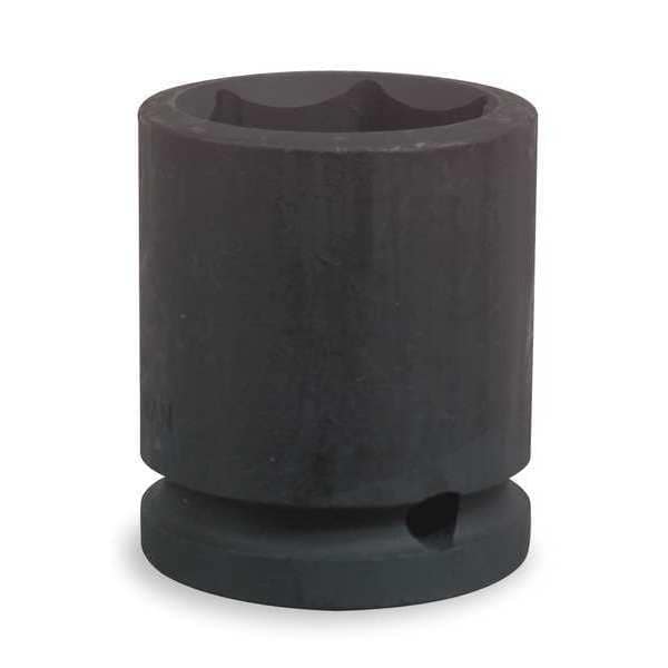Westward 1/2 in Drive Impact Socket 11/16 in Size 6 pt Standard Depth, Black Oxide - 5MR99