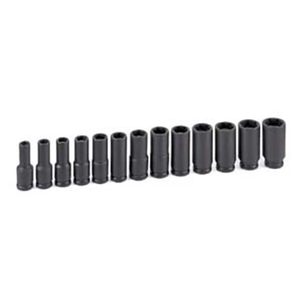Light House Beauty 3/8" Drive 13 Pieces Deep Metric Magnetic Impact Set - LI2222716