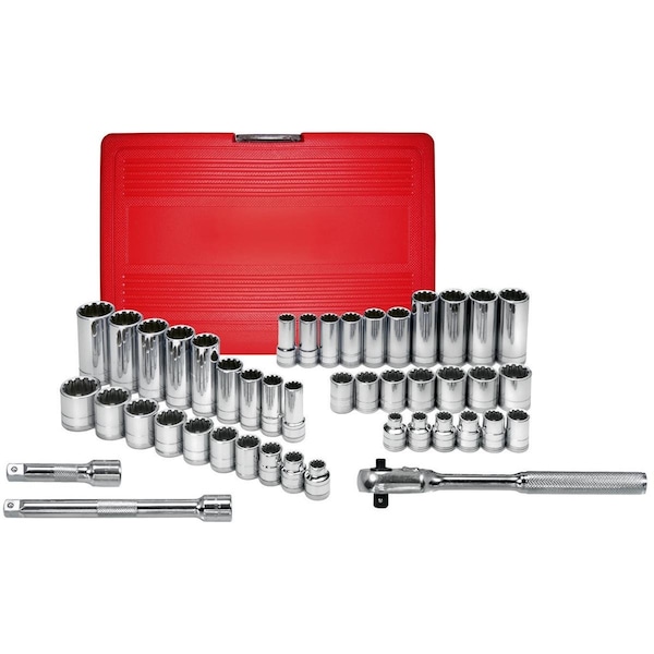 K-Tool International 3/8" Drive SAE, 45 pcs - KTI-20045
