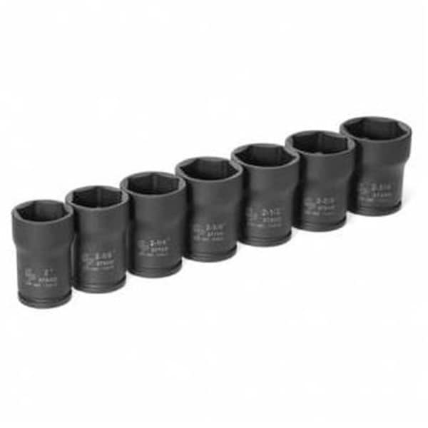Grey Pneumatic Grey Pneumatic Corp. GY8370 .75 in. Drive Truck Pinion Locknut Set - 7 Pieces - GY8370
