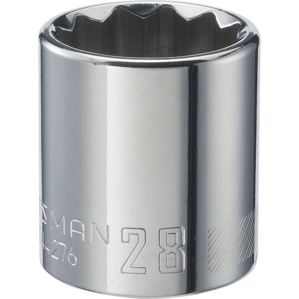 Craftsman Sockets, 1/2" Drive 28mm 12 Point Shallo - CMMT44276