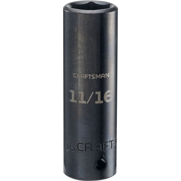 Craftsman Sockets, 1/2" Drive 11/16" SAE Deep Impa - CMMT16060