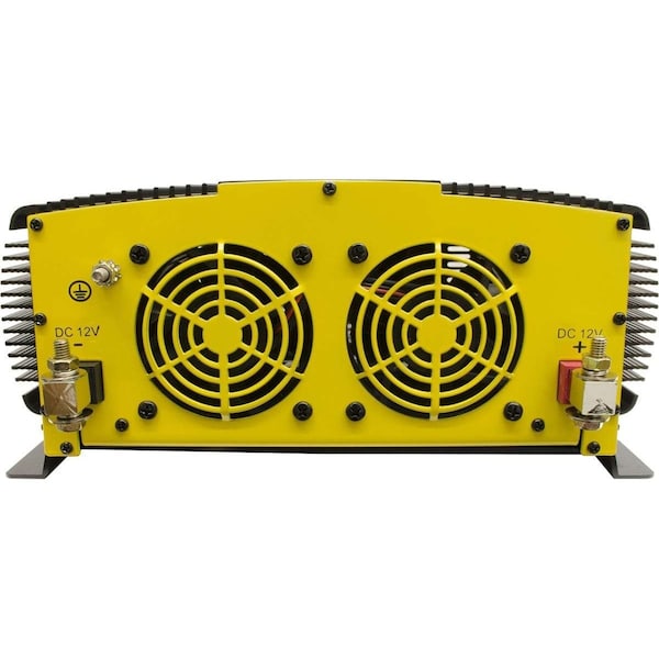 Go Power! Power Inverter, Modified Sine Wave, 6,000 W Peak, 3,000 W Continuous, 4 Outlets - 80178