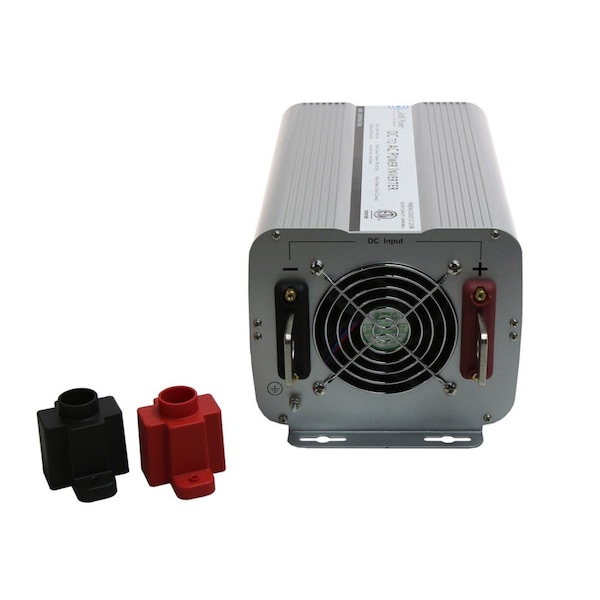 Aims Power Power Inverter, Modified Sine Wave, 6,000 W Peak, 3,000 W Continuous, 2 Outlets - PWRINV300012120W