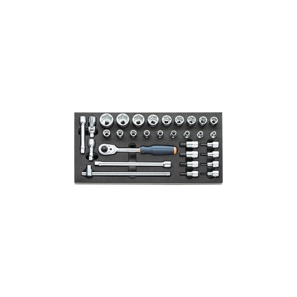 Garant Socket set 1/2 inch in Heavy Duty Foam, 32 Pc - 953821 32