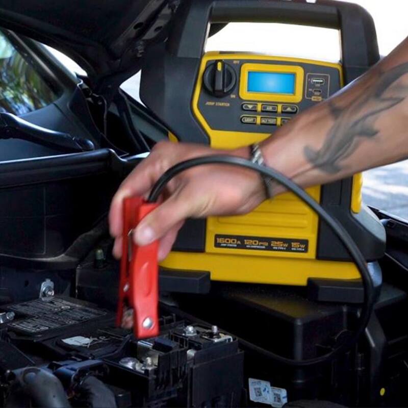 DEWALT 1600 Peak Amp Jump Starter with Digital Compressor and USB Power Bank - DXAEJ14