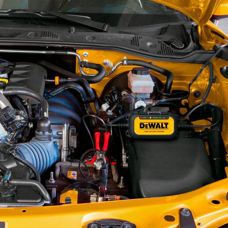 DEWALT Professional 2 Amp Automotive Battery Charger and Maintainer - DXAEC2