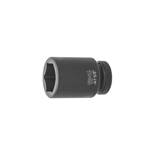 Holex Impact Socket, 1 inch Drive, 6 pt, Deep, 1-5/8 inch - 653202 1.5/8