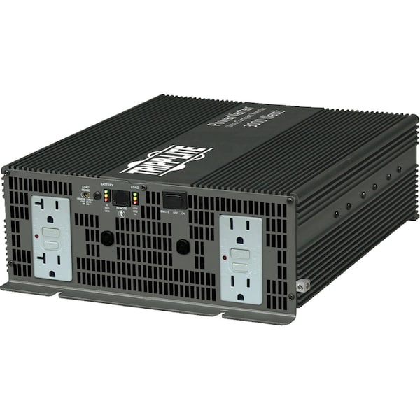 Tripp Lite Power Inverter, Modified Sine Wave, 6,000 W Peak, 3,000 W Continuous, 4 Outlets - PV3000GFCI