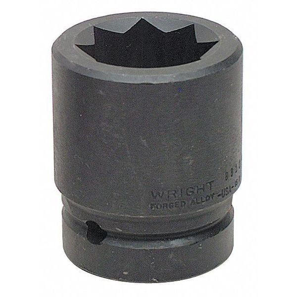 Wright Tool 1 in Drive Impact Socket 1 5/16 in Size, Standard Socket, black oxide - 8810A