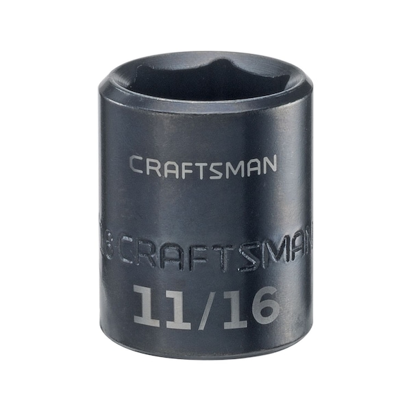 Craftsman Sockets, 3/8" Drive 11/16" SAE Impact Sh - CMMT15837