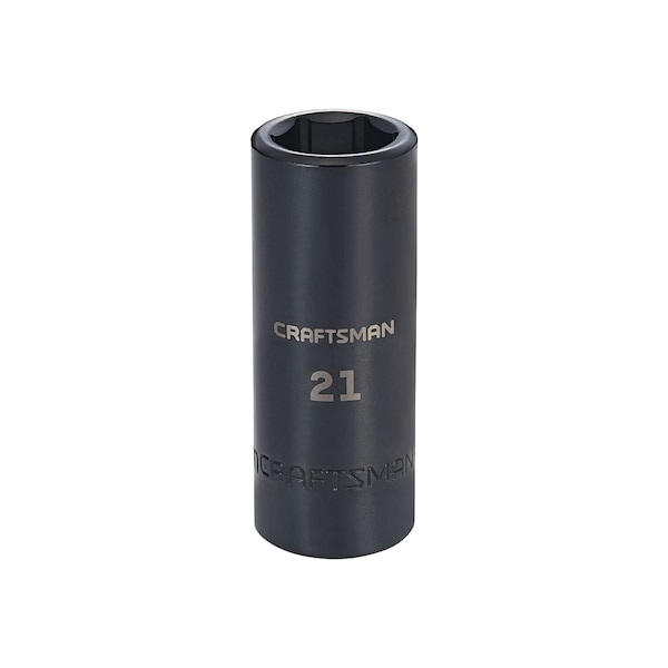 Craftsman Sockets, 1/2" Drive 21mm Metric Deep Imp - CMMT16081