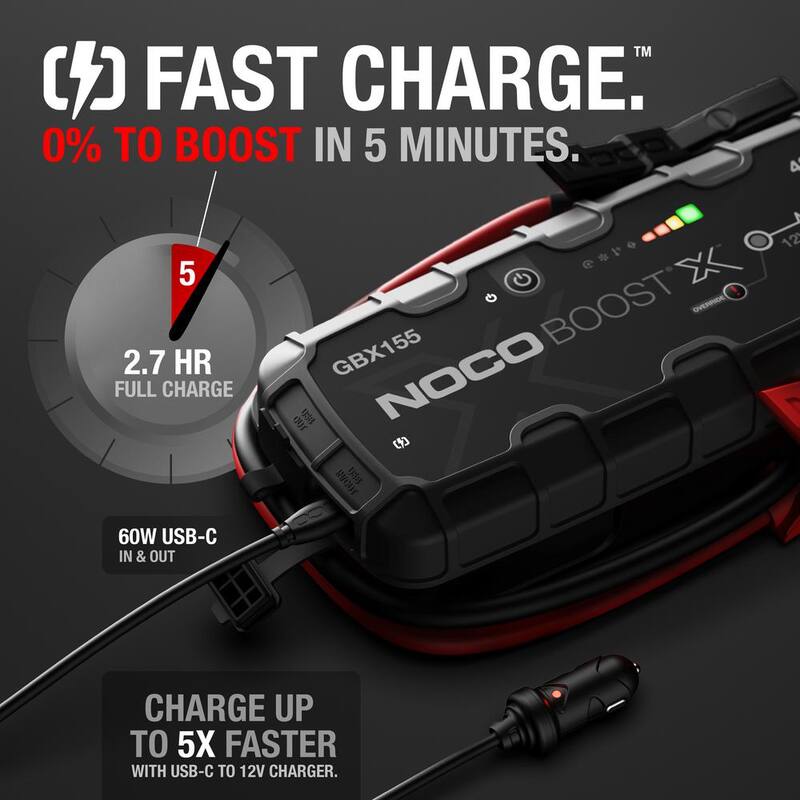 NOCO Boost X 12-Volt 4250 Amp Lithium Jump Starter - GBX155