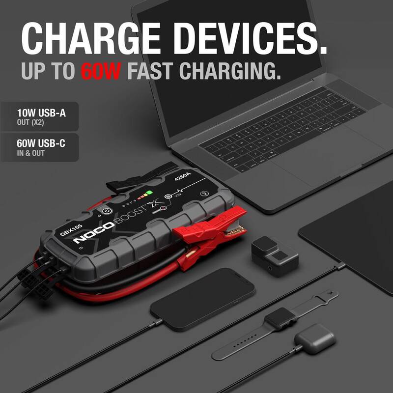 NOCO Boost X 12-Volt 4250 Amp Lithium Jump Starter - GBX155