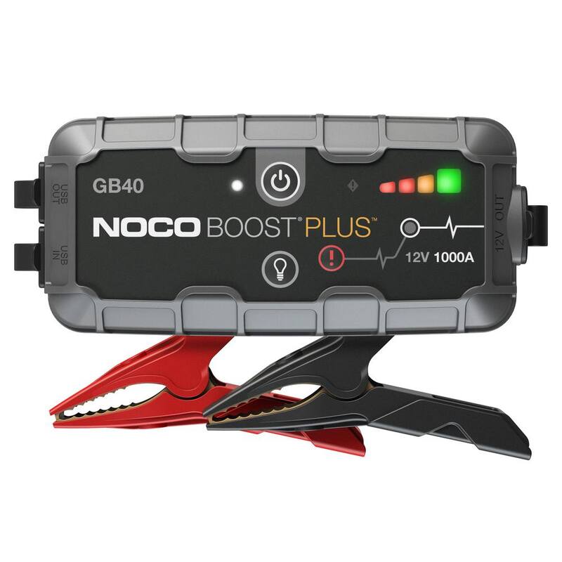 NOCO GB40 1000 Amp 12-Volt UltraSafe Lithium Jump Starter For Up To 6-Liter Gasoline And 3-Liter Diesel Engines - GB40