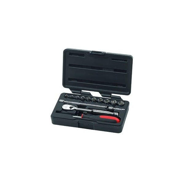 Apex Tool Group SKT SET 1/4 DR 6 PT METRIC 6 PT 14 PC - GWR80326