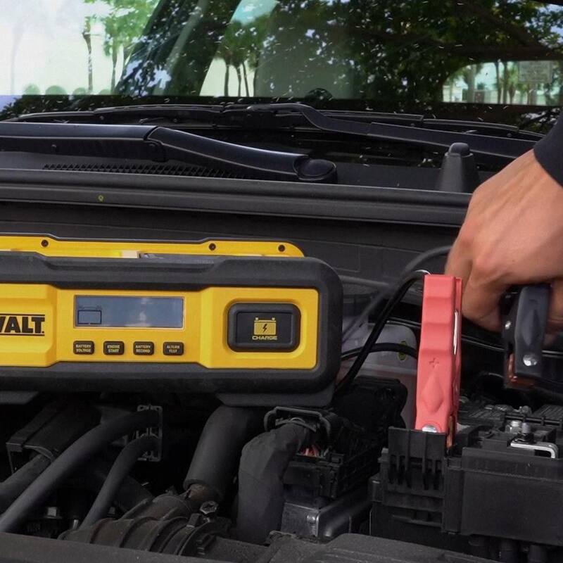 DEWALT Professional 30 Amp Battery Charger, 3 Amp Battery Maintainer with 100 Amp Engine Start - DXAEC100
