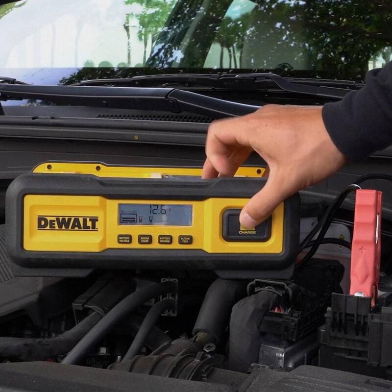 DEWALT Professional 30 Amp Battery Charger, 3 Amp Battery Maintainer with 100 Amp Engine Start - DXAEC100