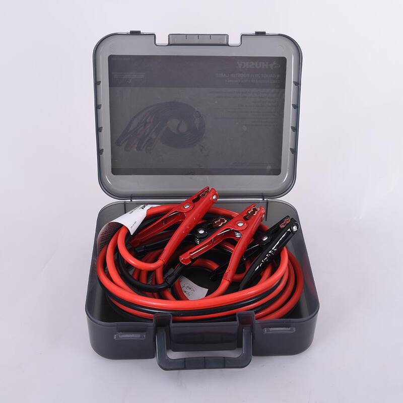 Husky 20 ft. 4-Gauge UL Booster Cable - 0160420-UL1