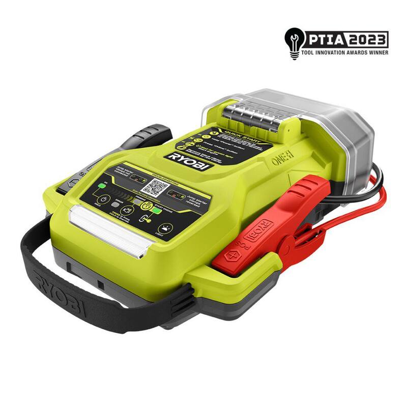 RYOBI ONE+ 18V Cordless 1600A Jump Starter with LED Work Light (Tool Only) - P7101A