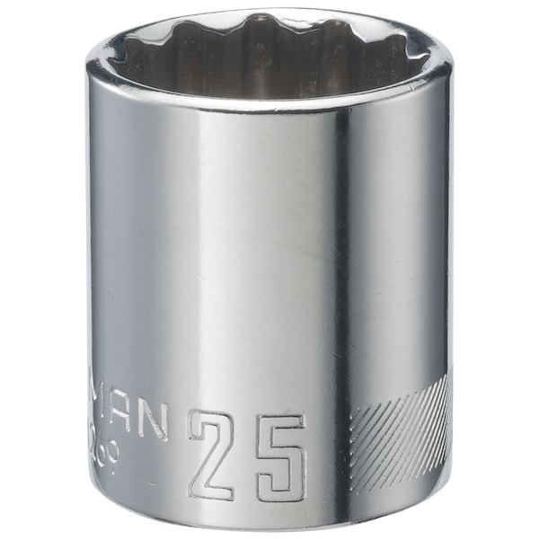 Craftsman Sockets, 1/2" Drive 25mm 12 Point Shallo - CMMT44269