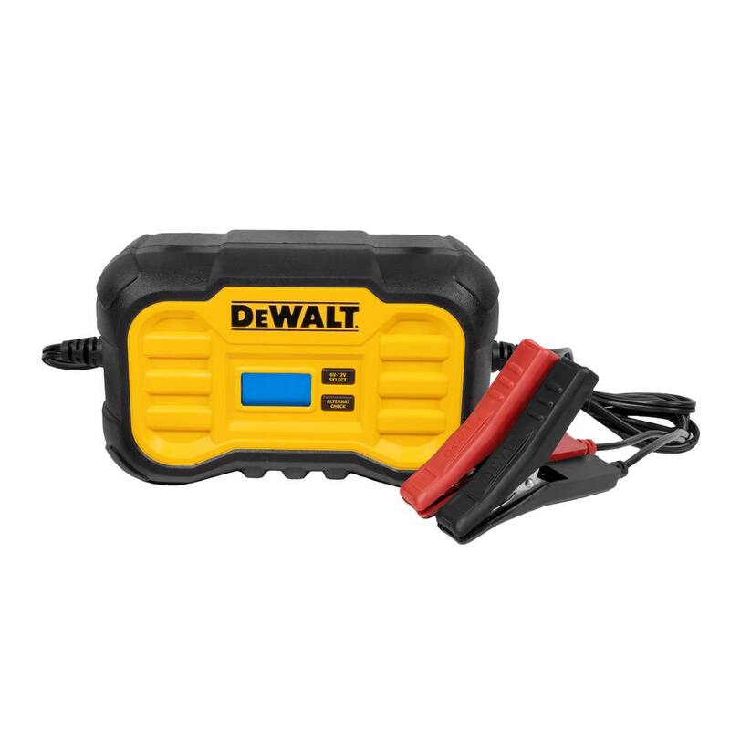 DEWALT Professional 10 Amp Battery Charger, Battery Maintainer, Battery Trickle Charger - DXAEC10