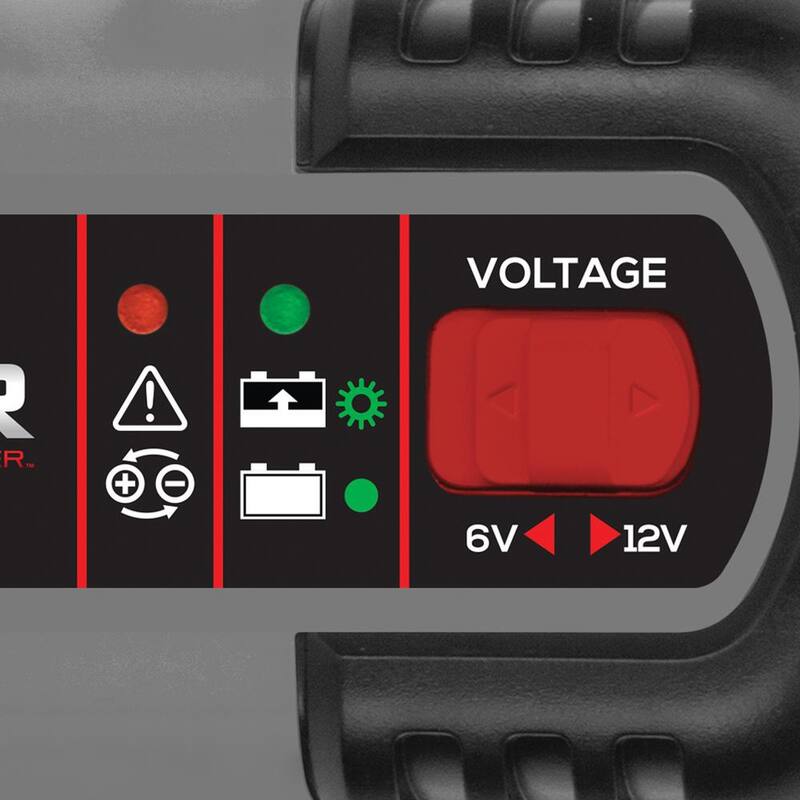 VECTOR 1.5 Amp Battery Charger, Battery Maintainer, Trickle Charger, 6V and 12V, Fully Automatic - BM315V