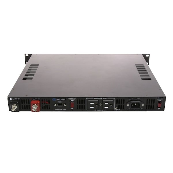 Aims Power Power Inverter, Pure Sine Wave, 2,000 W Peak, 1,000 W Continuous, 2 Outlets - PRM1000W24120S