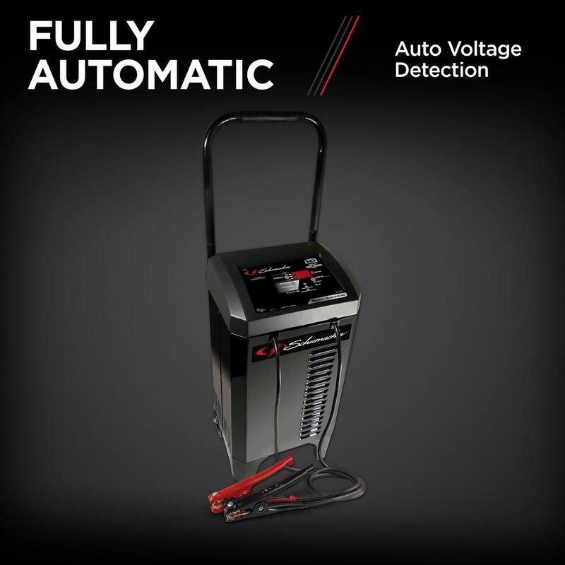 Schumacher Electric Automotive 6 Volt and 12 Volt 200 Amp Fully Automatic Wheeled Jump Starter and Battery Charger with 40 Amp Boost - SC1309
