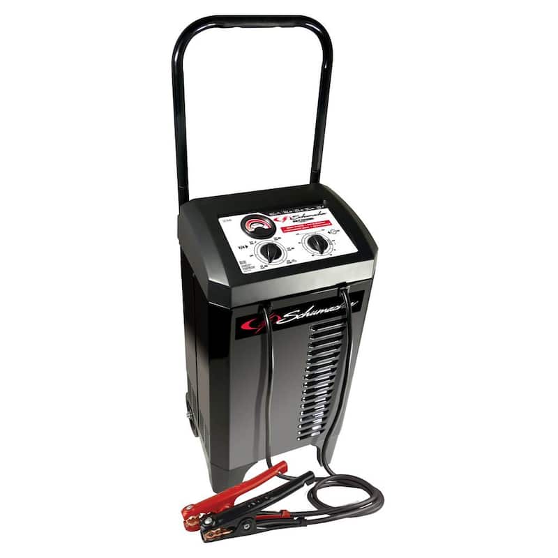 Schumacher Electric Automotive 6-Volt/12-Volt 250-Amp Manual Wheel Battery Charger and Jump Starter with a 135-Minute Timer - SC1445