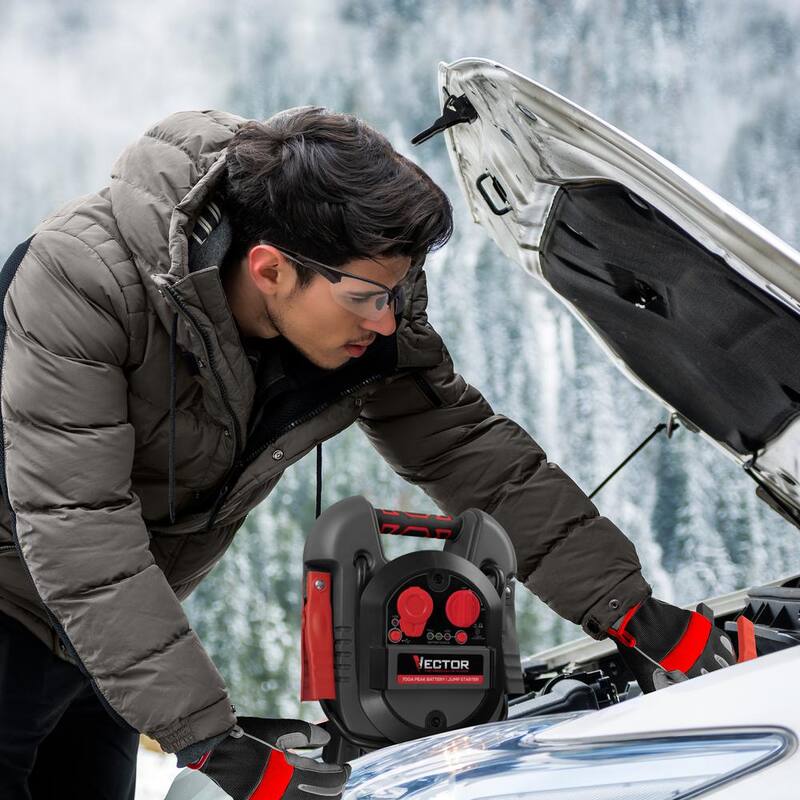 VECTOR 700 Peak Amp Automotive Jump Starter, Portable Power - 10W USB Port, 12V DC Port - J312V
