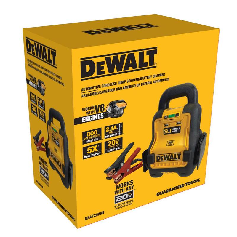 DEWALT Battery Booster Compatible With 20V XR 5 AH Lithium-Ion Battery - DXAE20VBB