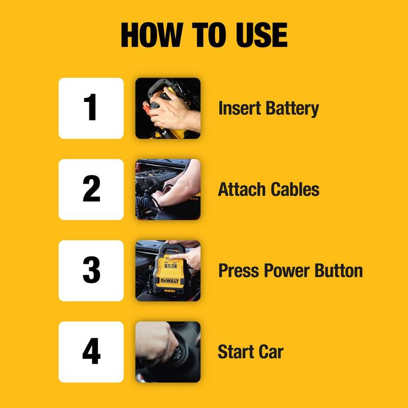 DEWALT Battery Booster Compatible With 20V XR 5 AH Lithium-Ion Battery - DXAE20VBB