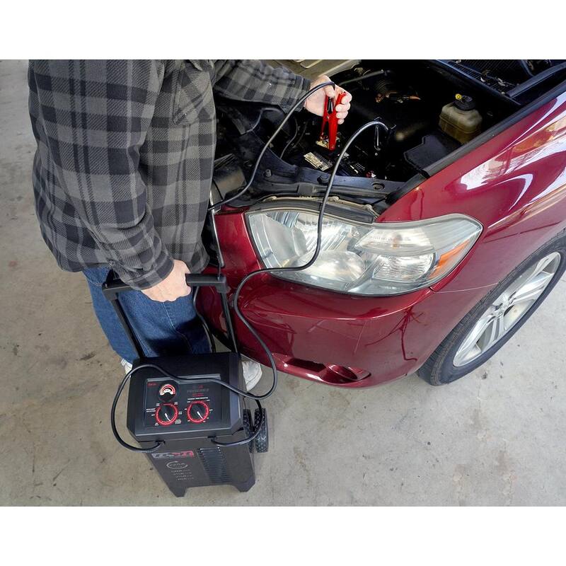 Schumacher Electric DSR Professional Grade 12 Volt, 225 Amp Manual Wheeled Battery Charger and Jump Starter - DSR139