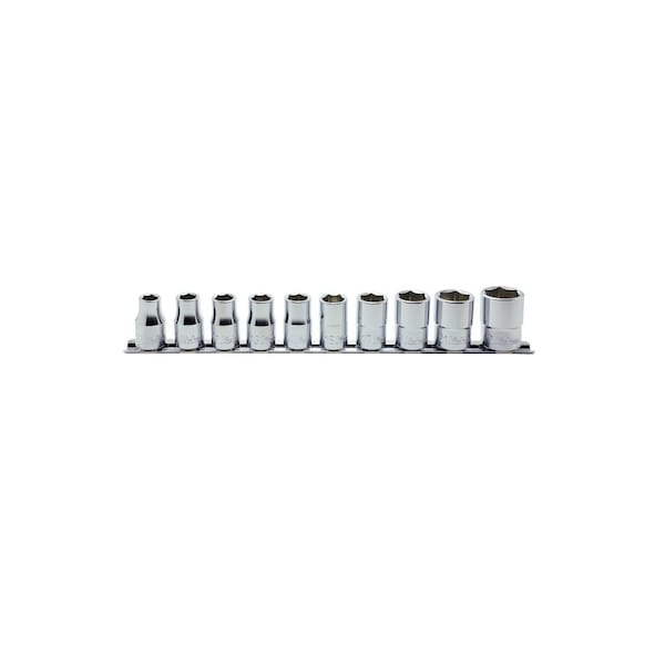 Ko-Ken Socket Set 10-22mm 12 Point 300mm 10 pieces 1/2 Sq. Drive - RS4405M/10