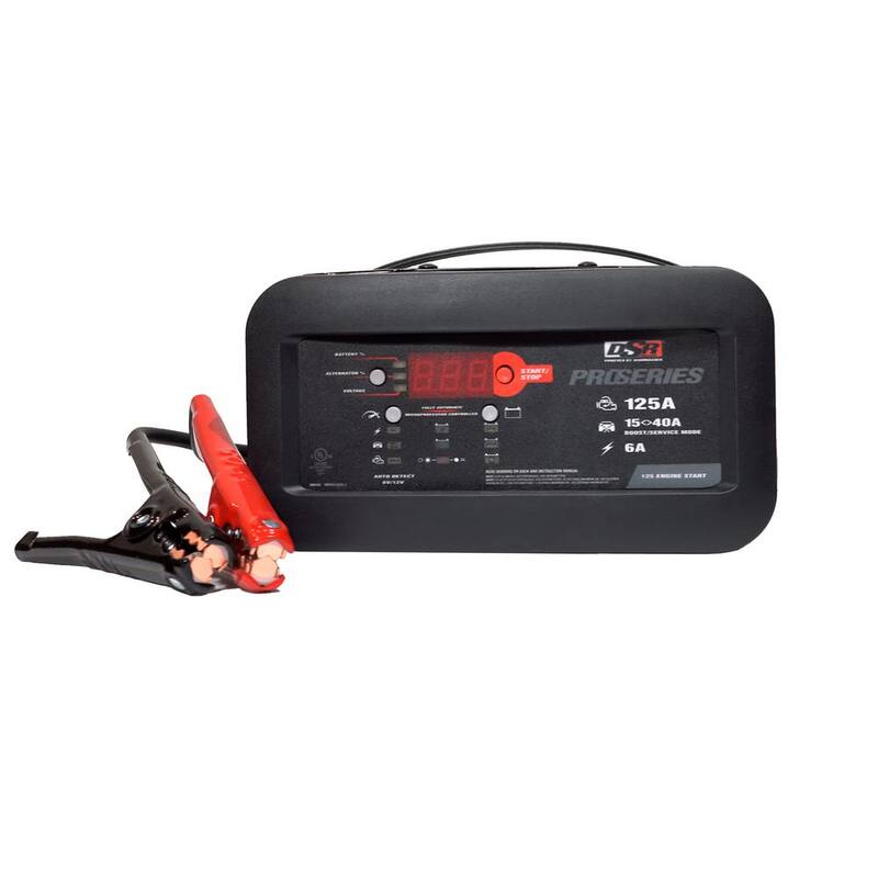 Schumacher Electric DSR Professional Grade 6 and 12 Volt, 125 Peak Amps, Battery Charger and Engine Starter - DSR145