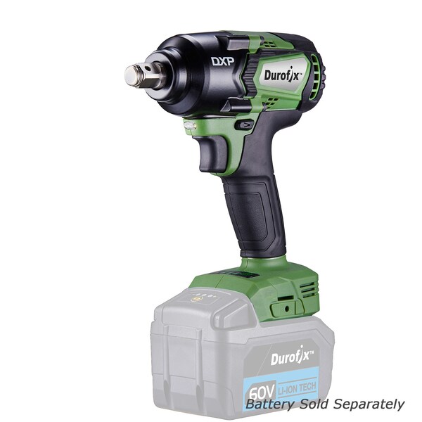 Durofix DXP 60V 1/2" BLDC Impact Wrench, 3-Stage, 517 ft-lbs, Tool Only - RI60166A1T