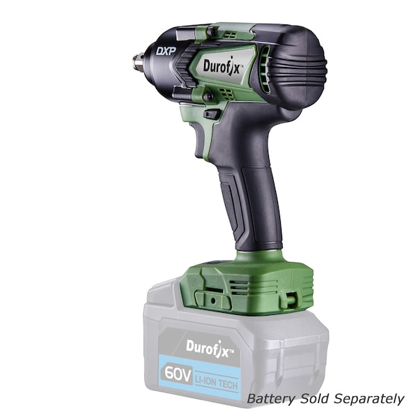 Durofix DXP 60V 1/2" BLDC Impact Wrench, 3-Stage, 517 ft-lbs, Tool Only - RI60166A1T