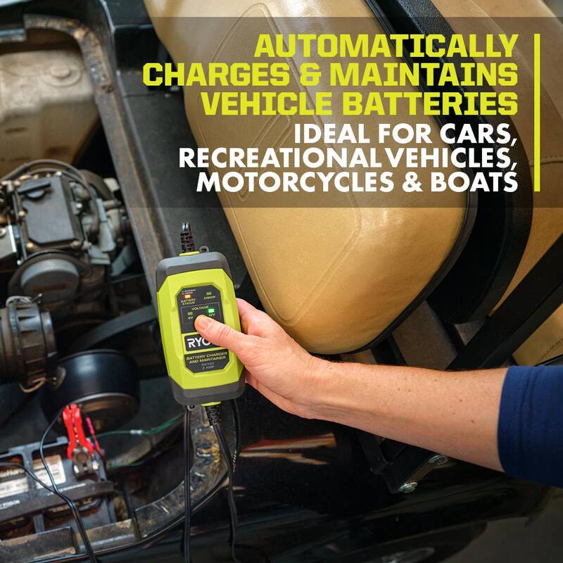RYOBI 2 Amp Battery Charger and Maintainer - AC0i2001